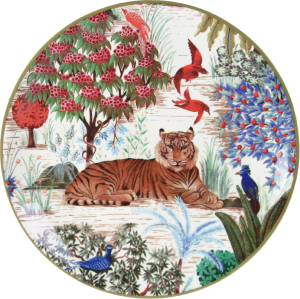 Тарелка для канапе  tiger jardin du palais